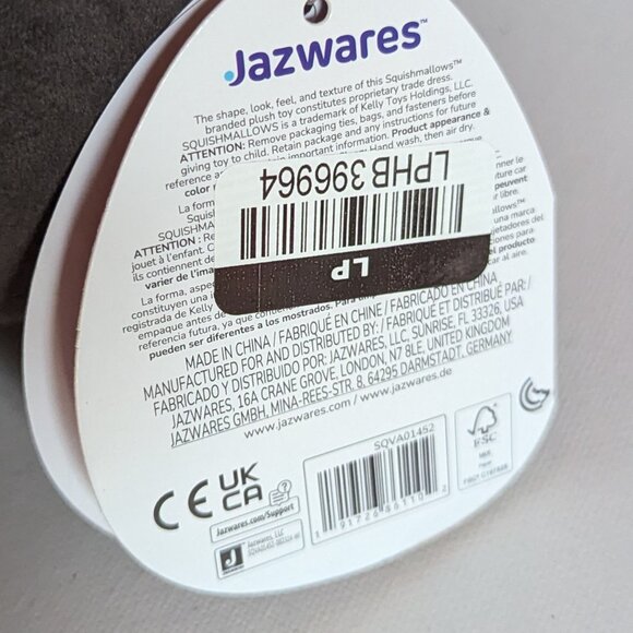 NWT 12" Frumpy Bigfoot Goth Girl Squishmallows Halloween Plush Yeti Error Face - Picture 13 of 14